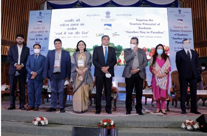 Mega tourism promotion event “Tapping the Potential of Kashmir: Another Day in Paradise” organized recently at Srinagar highlights tourism potential of Jammu & Kashmir in a big way