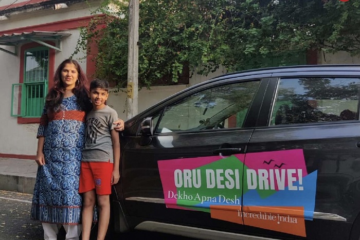 Supported by Ministry of Tourism, Dr. Mitra completes her drive-through the bylanes of Incredible India!