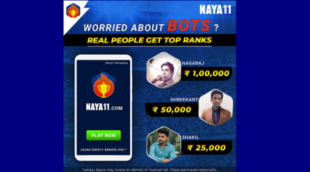 Naya11, one of India’s most trusted fantasy Cricket app, helps you to win big