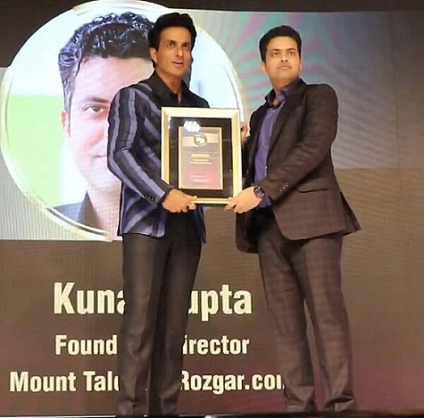 Kunal Gupta Felicitated with Times 40 under 40 Achievers Award for Outstanding Contribution to the Recruitment and Staffing Industry