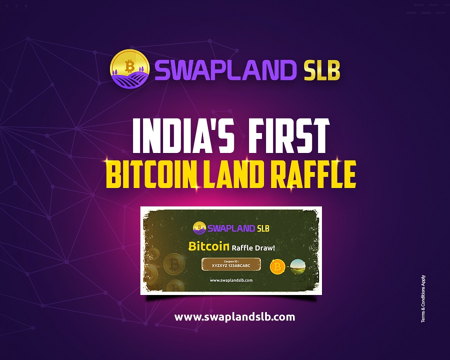 SwapLand SLB launches India’s First Phygital Bitcoin Raffle