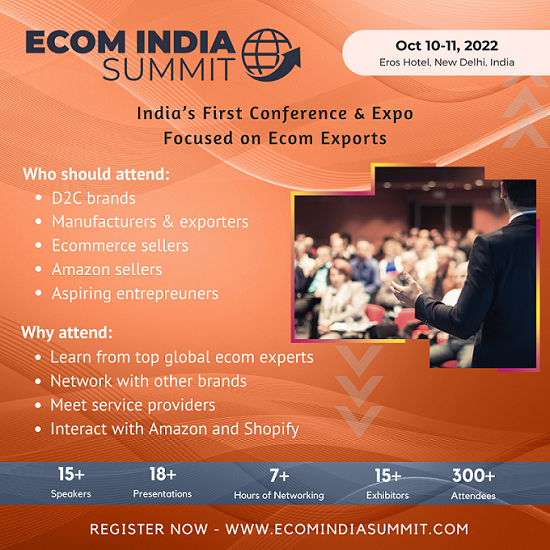 Ecom India Summit: The Two-Day Conference To Be A Landmark Event For E-Commerce Exports