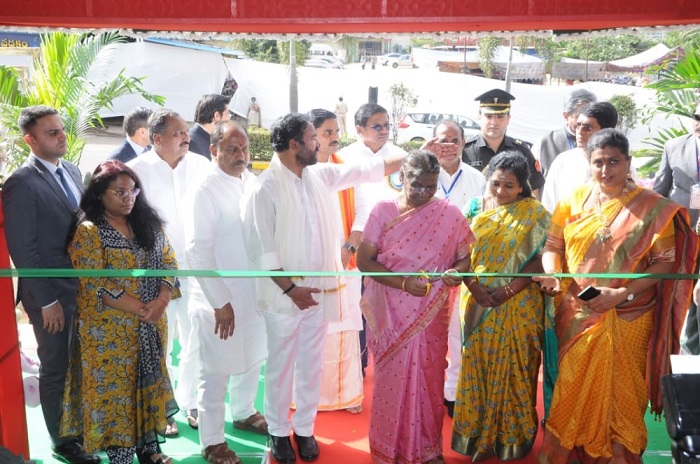 Hon’ble President of India Smt. Droupadi Murmu inaugurates the project “Development of Srisailam Temple in the State of Andhra Pradesh”