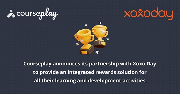 Courseplay announces joining hands with Xoxo Day for their Rewards and Recognition