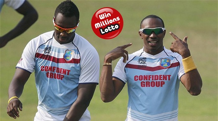 West Indian legends Dwayne Bravo and Andre Russell give Indian charities a helping hand by partnering with Win Millions Lotto