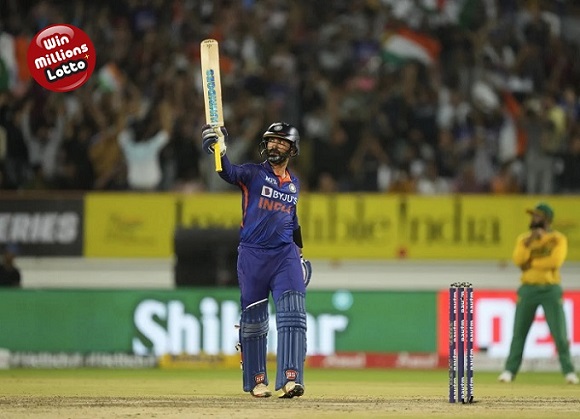 Cricket star Dinesh Karthik is next to join forces with Win Millions Lotto to help Indian charities