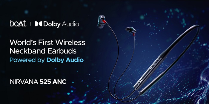 Introducing boAt’s Nirvana 525ANC: World’s First Dolby-Powered Neckband