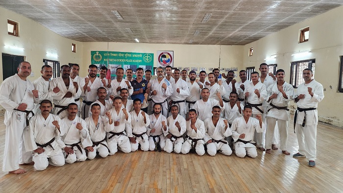 Yashpal Singh Kalsi Conducts Black Belt Test at Combat Wing, ITBP ACADEMY, Mussoorie, Uttarakhand, May 22-23, 2023
