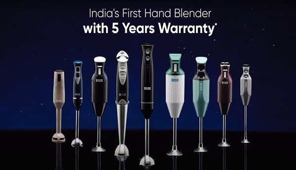 BOSS Appliances Introduces India’s First Hand Blender with a Revolutionary 5-Year Warranty