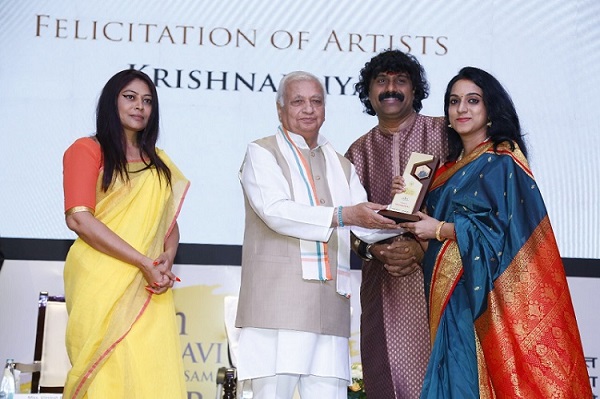 Renowned Artist Krishnapriya Honored with the Prestigious 6th Raja Ravi Varma Chitrakar Samman-Chitranjali Award