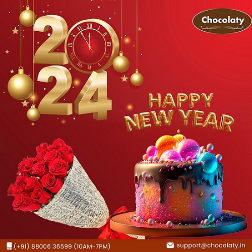 Chocolaty.in’s New Year 2024 Collection Brims with Sugar Free Cakes and Flowers!