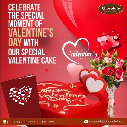Irresistible Valentine’s Day Delights at Chocolaty: Indulge in Sweet Romance with Delectable Cakes and Breathtaking Blooms