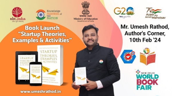 Inspiring the Youth: Umesh Rathod Unveils New Book at New Delhi World Book Fair ’24