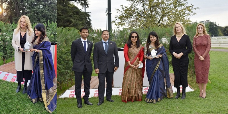 Indian Artist Swati Ghosh Wins The ‘Arte and Cavallo Trofeo’ award In Milan, Italy For Her Artwork “Power of Energy”