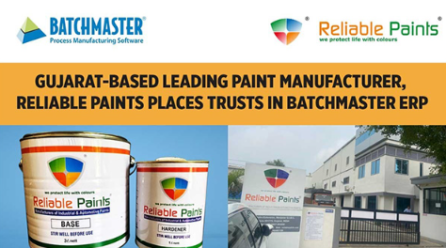 Reliable Paints Chooses BatchMaster ERP for Enhanced Business Efficiency