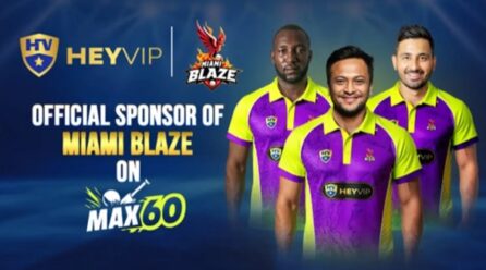 HEYVIP Strengthens Sports Presence as Miami Blaze Official Sponsor for MAX60 Caribbean 2025