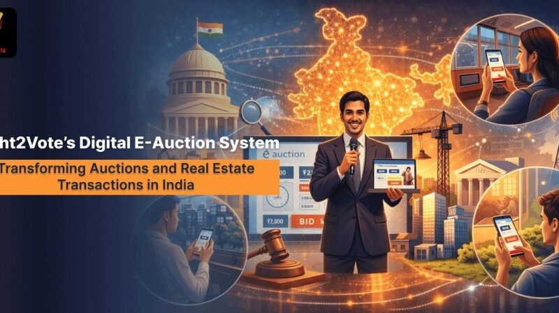 Right2Vote’s Digital E-Auction System Is Transforming Auctions and Real Estate Transactions in India