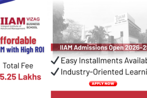 IIAM Vizag Opens PGDM Admissions for the 2026-28  Batch Phase 2
