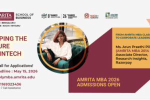 Final call: Amrita School of Business MBA Admission 2026